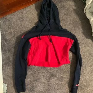 Hollister crop hoodie